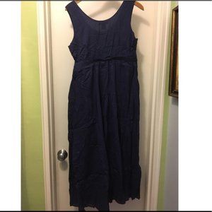 🔹Vasna Desire Navy Blue Summer Dress - M